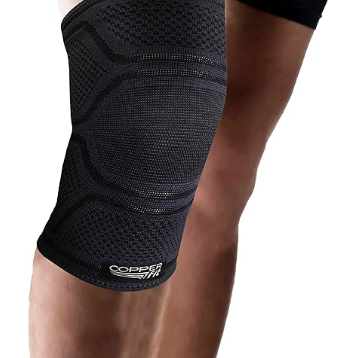 Copperfit Unisex Elite Copper Infused Knee Compression Sleeve - Unisex