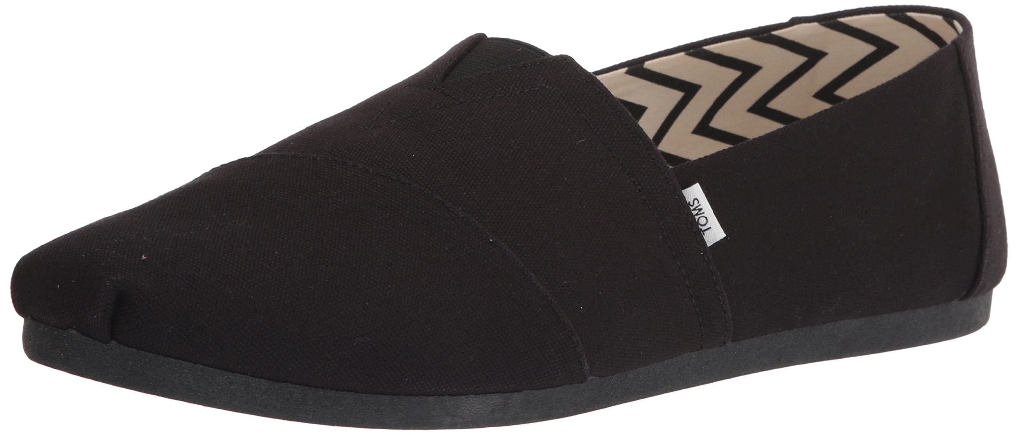 TOMS Alpargata - Men's Black/Black Canvas Shoe Deals Outlet