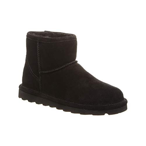 BEARPAW Alyssa Boots - Women's Black Shoe Deals Outlet