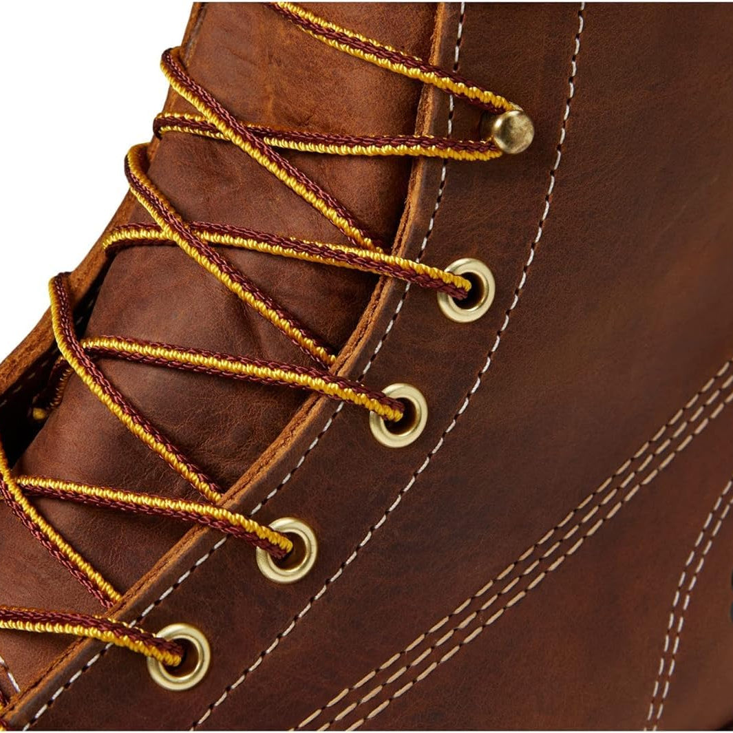Thorogood American Heritage Moc Toe Maxwear Wedge Trail 8 inch - Men's Trail Crazhyhorse - Cream Shoe Deals Outlet