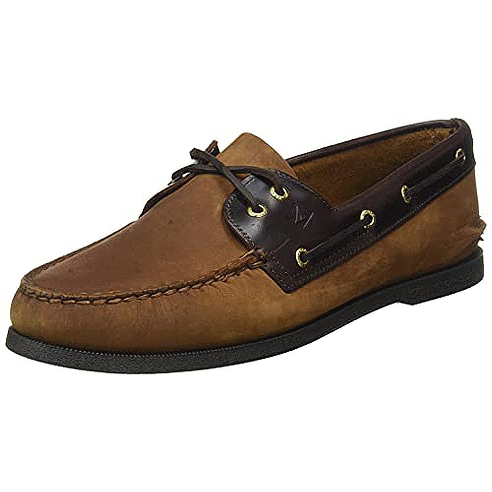 Sperry A/O 2 - EYE LEATHER - Men's BROWN/BUC BROWN Shoe Deals Outlet