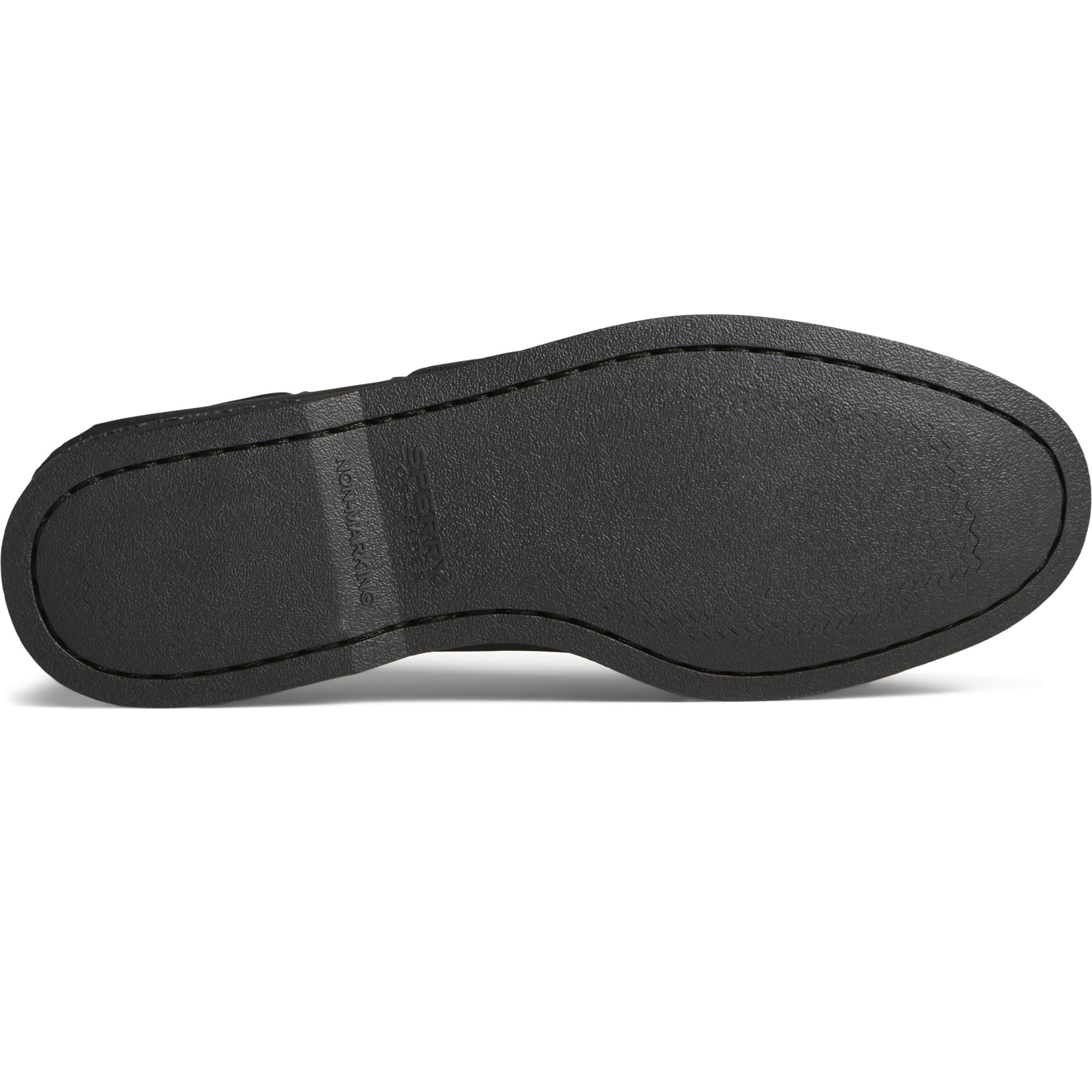 Sperry A/O 2 - EYE LEATHER - Men's BLACK Shoe Deals Outlet