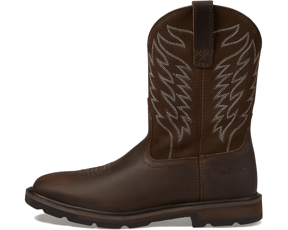 Ariat Groundbreaker Wide Square Toe Brown 12 D 889359266196 Shoe Deals Outlet