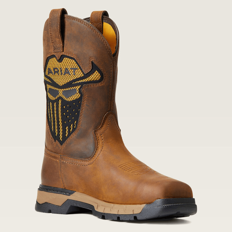 Ariat Rebar Flex Western VentTEK Incognito Work Boot Dark Earth 8.5 EE 195696118563 Shoe Deals Outlet