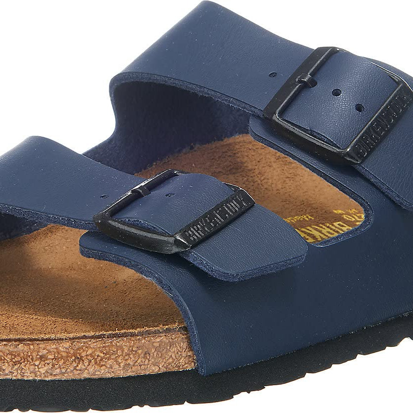 Birkenstock Arizona Birko - Flor Soft Footbed - Unisex Blue Shoe Deals Outlet