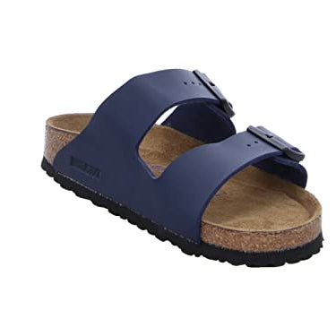 Birkenstock Arizona Birko - Flor Soft Footbed - Unisex Blue Shoe Deals Outlet