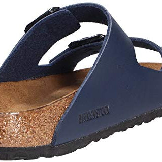 Birkenstock Arizona Birko - Flor Soft Footbed - Unisex Blue Shoe Deals Outlet