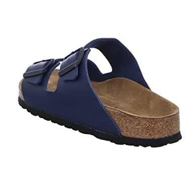 Birkenstock Arizona Birko - Flor Soft Footbed - Unisex Blue Shoe Deals Outlet