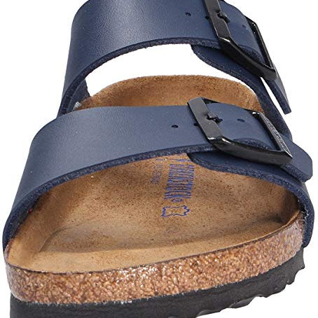 Birkenstock Arizona Birko - Flor Soft Footbed - Unisex Blue Shoe Deals Outlet
