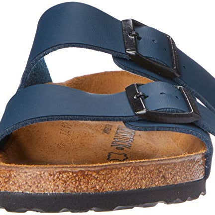 Birkenstock Arizona Birko - Flor Soft Footbed - Unisex Blue Shoe Deals Outlet