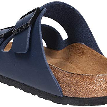 Birkenstock Arizona Birko - Flor Soft Footbed - Unisex Blue Shoe Deals Outlet