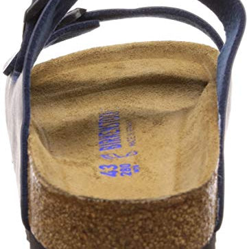 Birkenstock Arizona Birko - Flor Soft Footbed - Unisex Blue Shoe Deals Outlet