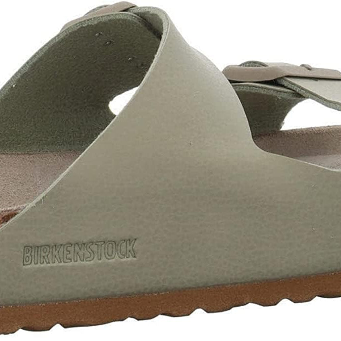 Birkenstock Arizona Birko - Flor Soft Footbed - Unisex Desert Soil Faded Khaki Shoe Deals Outlet