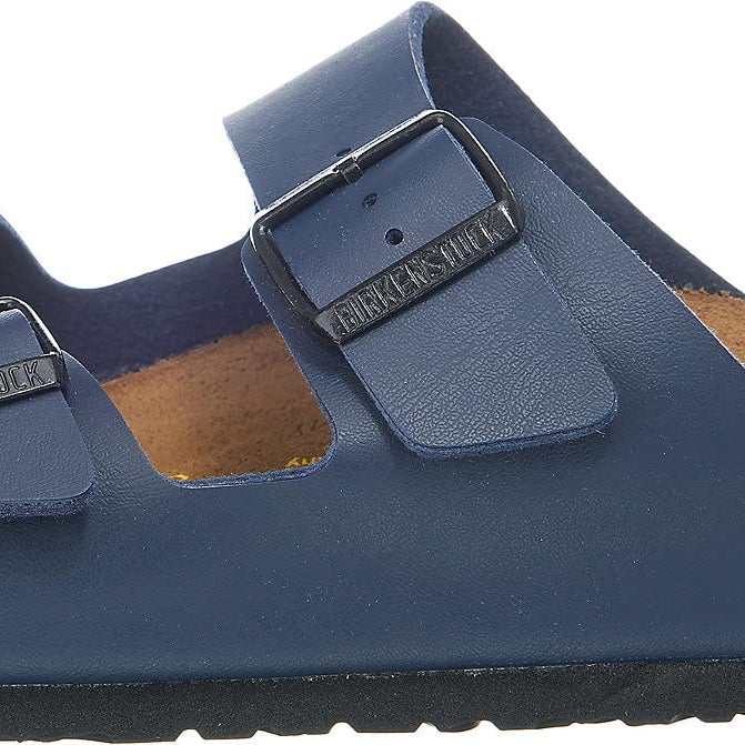 Birkenstock Arizona Birko - Flor Soft Footbed - Unisex Blue Shoe Deals Outlet