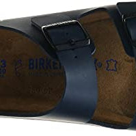 Birkenstock Arizona Birko - Flor Soft Footbed - Unisex Blue Shoe Deals Outlet