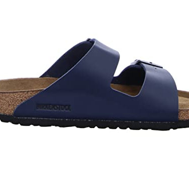 Birkenstock Arizona Birko - Flor Soft Footbed - Unisex Blue Shoe Deals Outlet