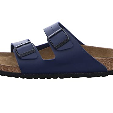 Birkenstock Arizona Birko - Flor Soft Footbed - Unisex Blue Shoe Deals Outlet