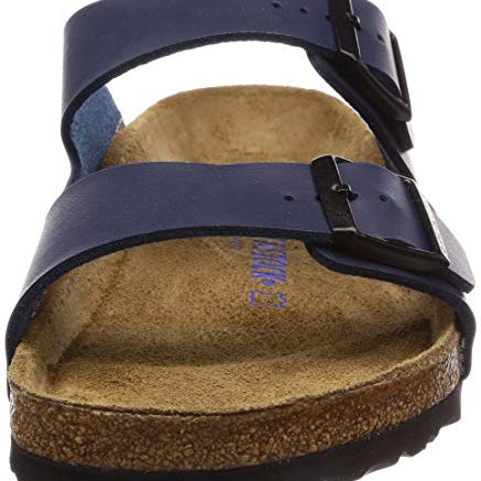 Birkenstock Arizona Birko - Flor Soft Footbed - Unisex Blue Shoe Deals Outlet