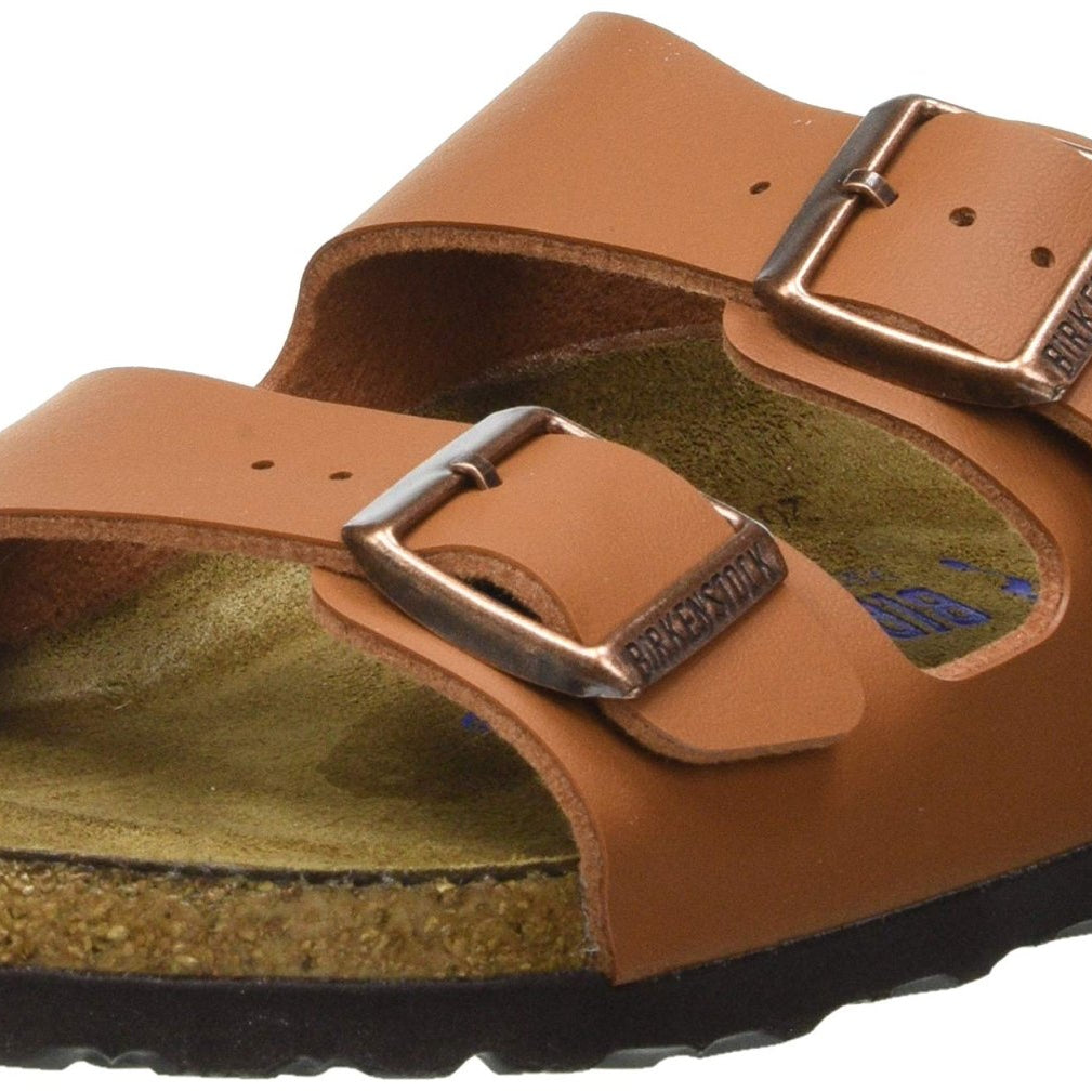 Birkenstock Arizona Birko - Flor Soft Footbed - Unisex Ginger Brown Shoe Deals Outlet