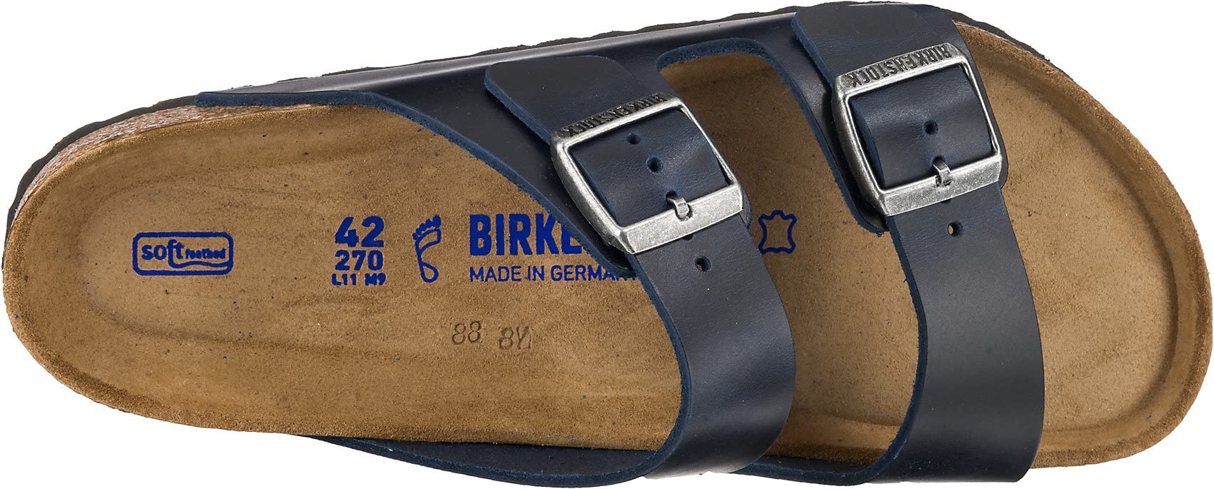 Birkenstock Arizona Birko - Flor - Unisex Blue Shoe Deals Outlet