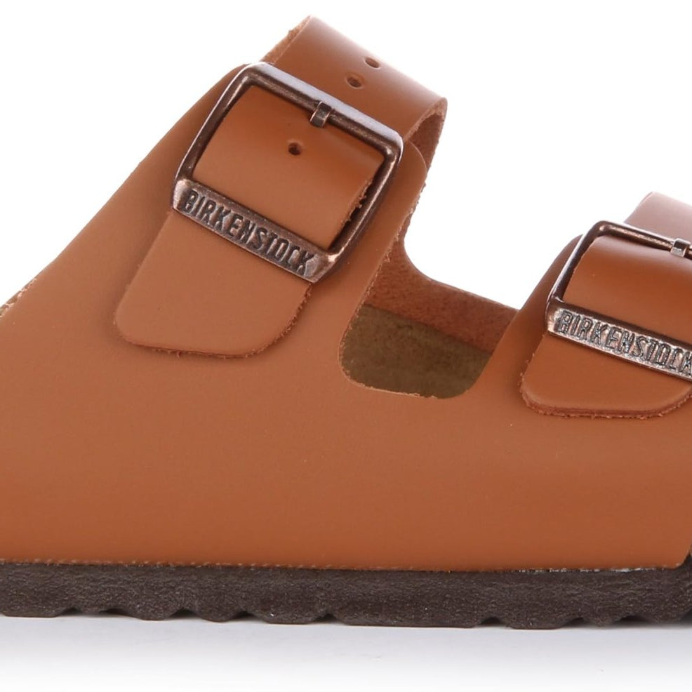 Birkenstock Arizona Natural Leather - Unisex Ginger Brown Shoe Deals Outlet