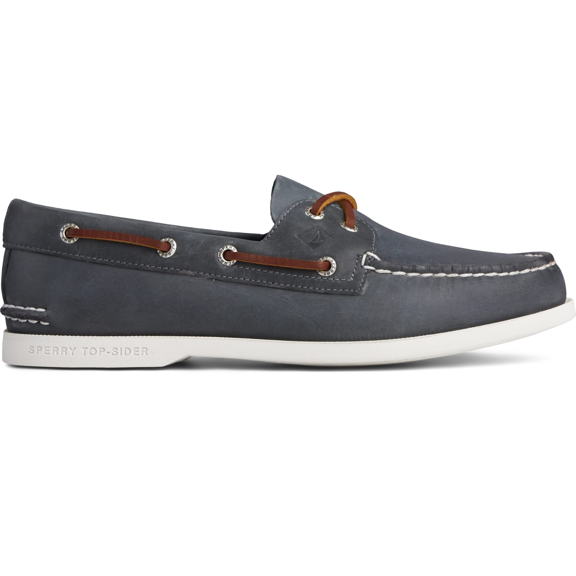 Sperry Authentic Original 2 Eye Plushwave - Men's Navy Shoe Deals Outlet