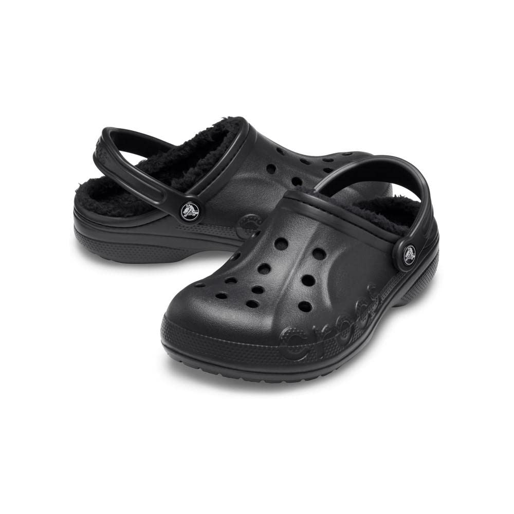 Crocs Baya Lined Clog - Unisex Black/Black Shoe Deals Outlet
