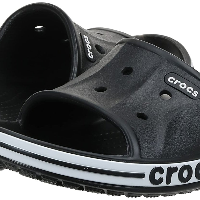 Crocs Bayaband Slide - Unisex Black Shoe Deals Outlet