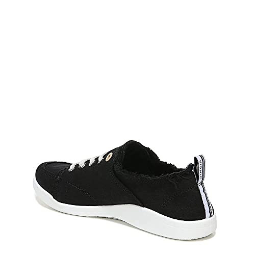 VIONIC Beach Pismo Lace - Up Sneaker - Women's Black Canvas Shoe Deals Outlet