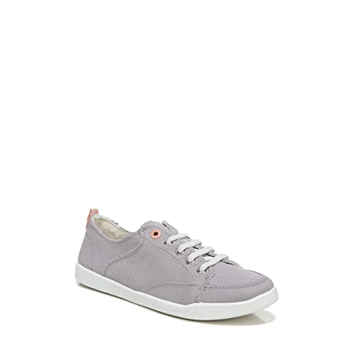 VIONIC Beach Pismo Lace - Up Sneaker - Women's Light Grey Canvas Shoe Deals Outlet