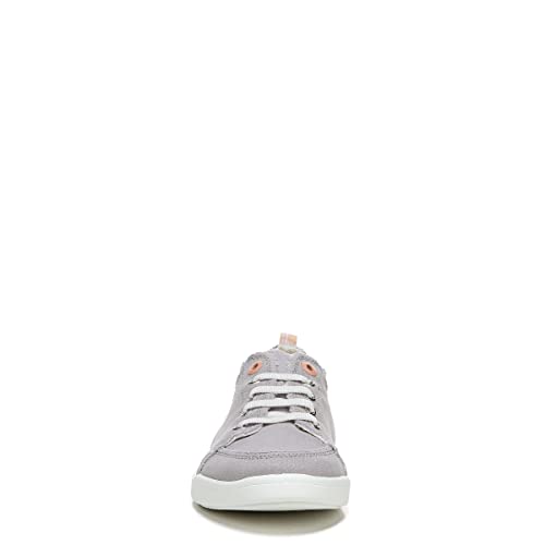 VIONIC Beach Pismo Lace - Up Sneaker - Women's Light Grey Canvas Shoe Deals Outlet