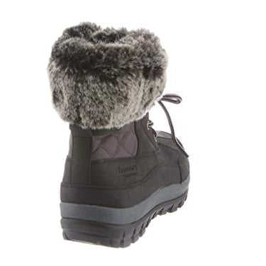 BEARPAW Becka Boots - Women's Black/Grey Shoe Deals Outlet