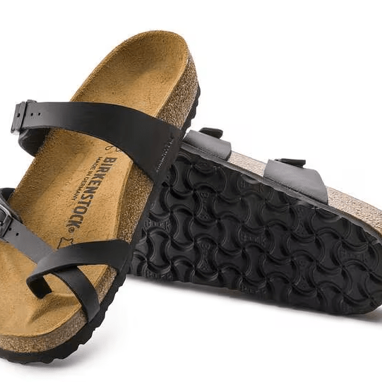 Birkenstock Mayari Birko - flor Black 11 - 11.5 M 809410813367 Shoe Deals Outlet