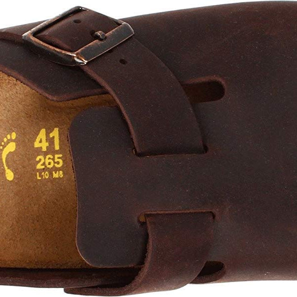 Birkenstock Boston Oiled Leather - Unisex Habana Oiled Leather Shoe Deals Outlet