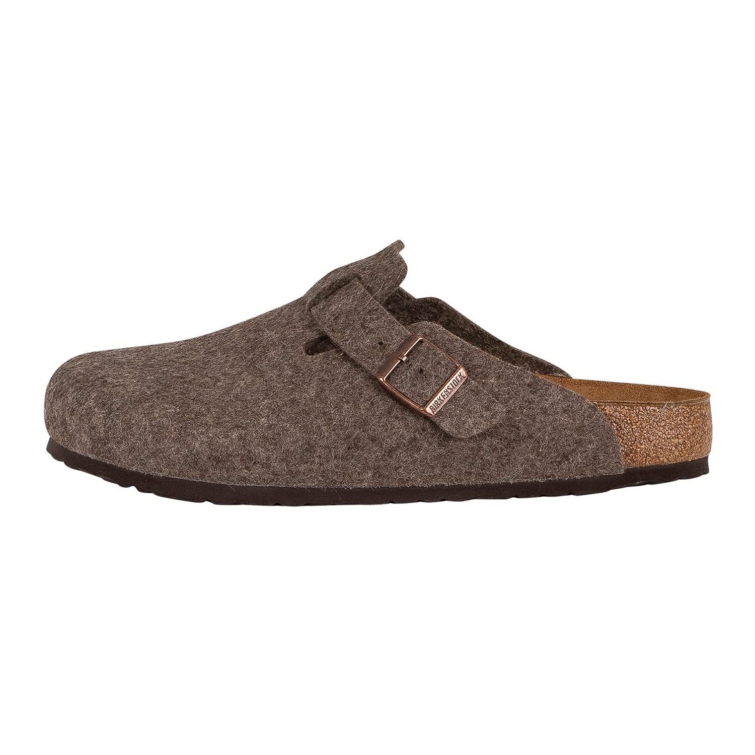 Birkenstock Boston Wool Clogs - Unisex Cacao Shoe Deals Outlet