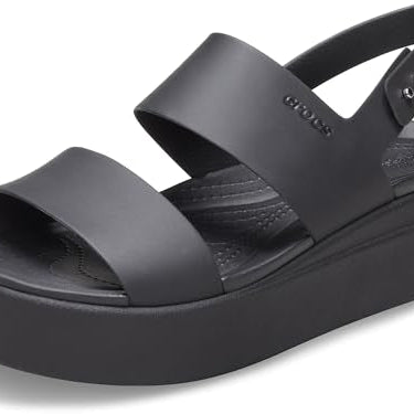 Crocs Brooklyn Low Wedge - Women's Black/Black Shoe Deals Outlet