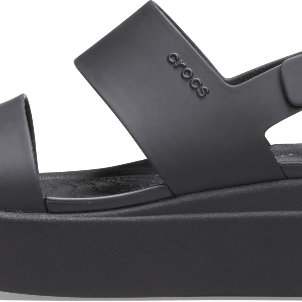 Crocs Brooklyn Low Wedge - Women's Black/Black Shoe Deals Outlet