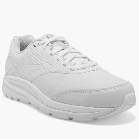 Brooks Addiction Walker 2 White / White 8.5 B 0190340569333 Shoe Deals Outlet