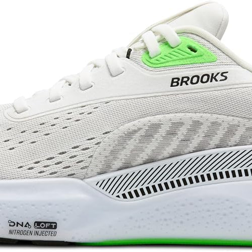 Brooks Adrenaline GTS 24 Navy Peony / Black / Acid Lime 8 D 195394663273 Shoe Deals Outlet