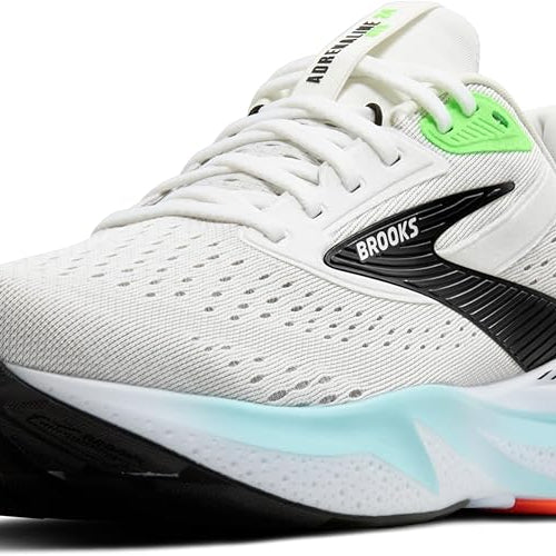 Brooks Adrenaline GTS 24 White / Gecko / Atomizer 7.5 D 195394663860 Shoe Deals Outlet