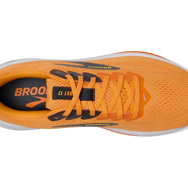 Brooks Ghost 17 Blazing Orange / Yellow / Ebony 10.5 D 195394699050 Shoe Deals Outlet
