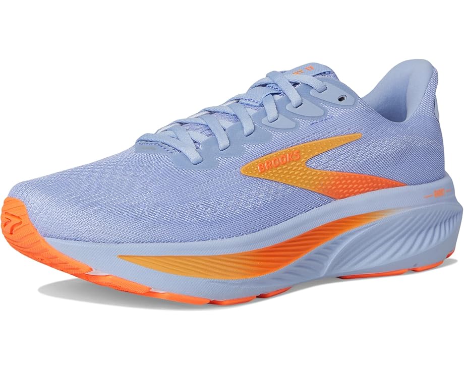 Brooks Ghost 17 Blue Heron / White / Orange 6.5 B 195394628456 Shoe Deals Outlet
