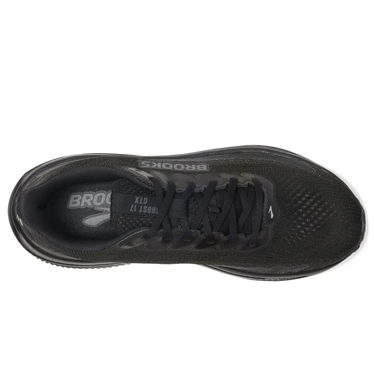 Brooks Ghost 17 GTX Black / Black / Ebony 10.5 B 195394673234 Shoe Deals Outlet