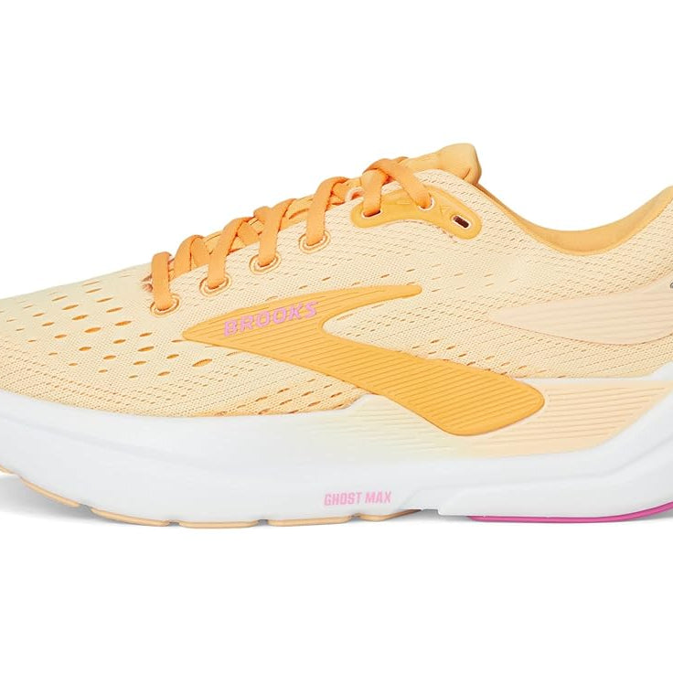 Brooks Ghost Max 3 Apricot / Apricot / Super Pink 9.5 B 195394698435 Shoe Deals Outlet
