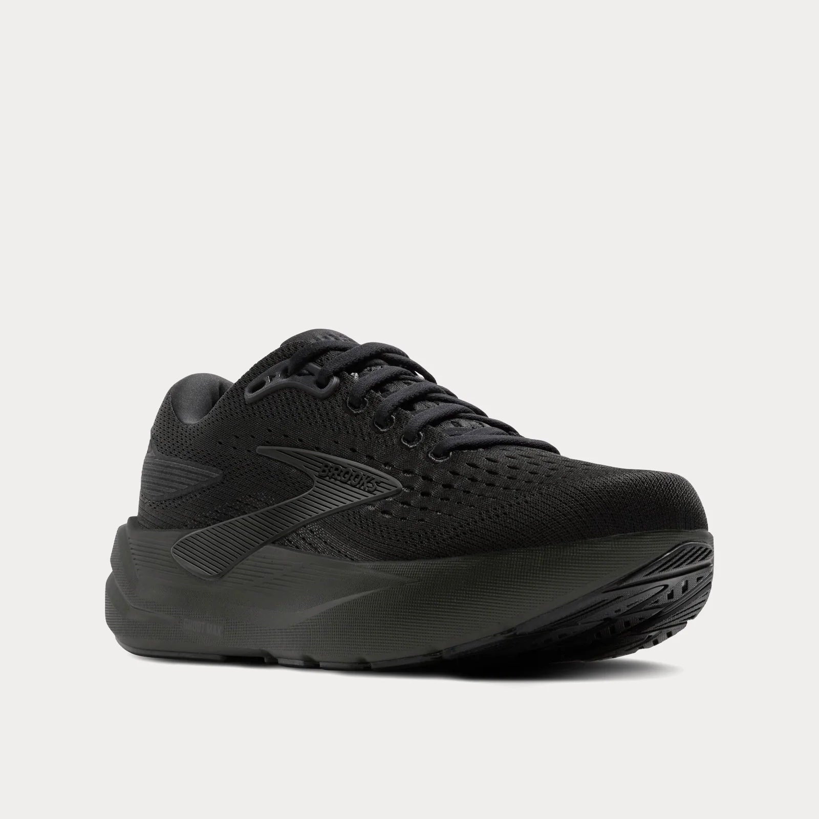 Brooks Ghost Max 3 Black / Black / Ebony 10.5 W (2E) 195394691207 Shoe Deals Outlet