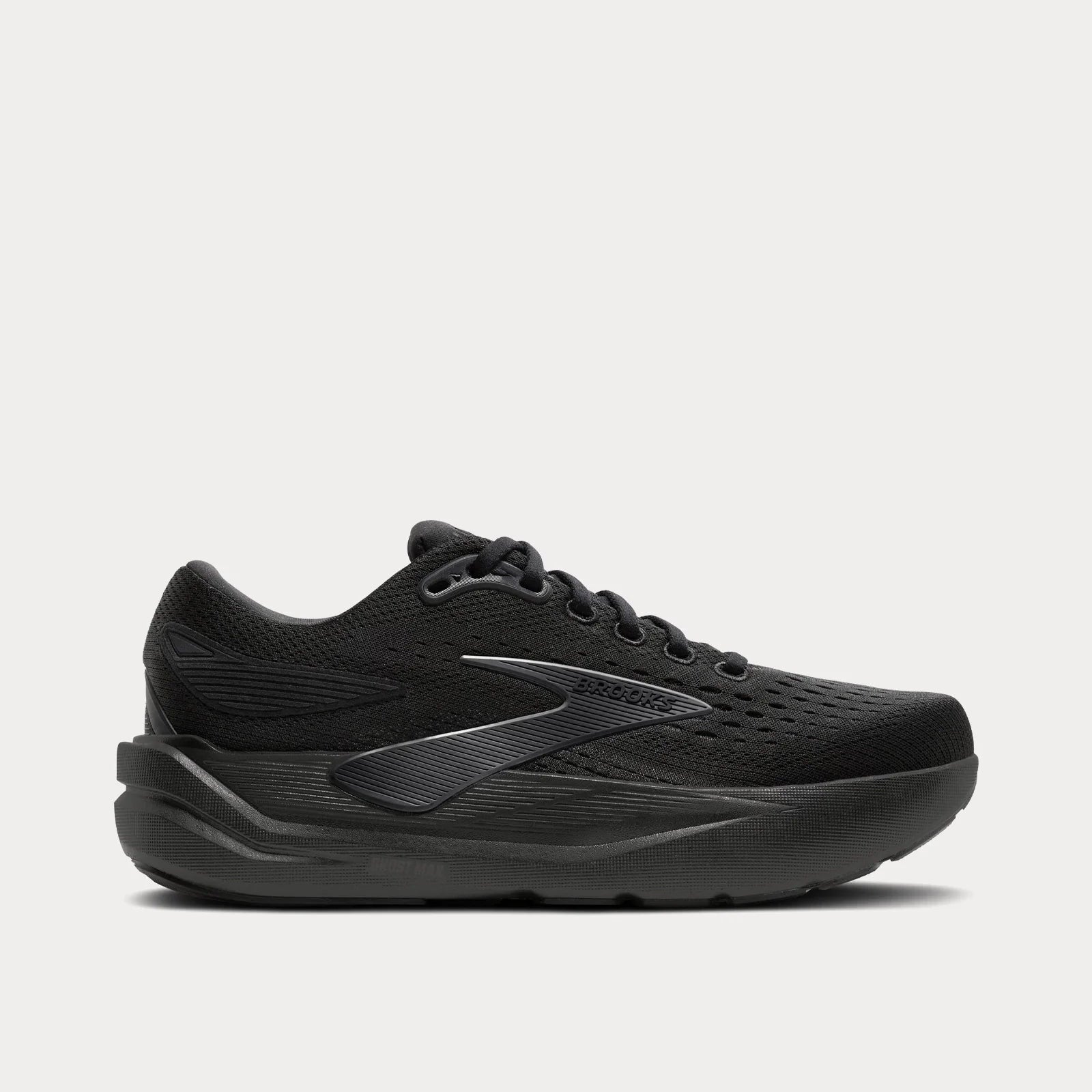 Brooks Ghost Max 3 Black / Black / Ebony 11 W (2E) 195394691238 Shoe Deals Outlet