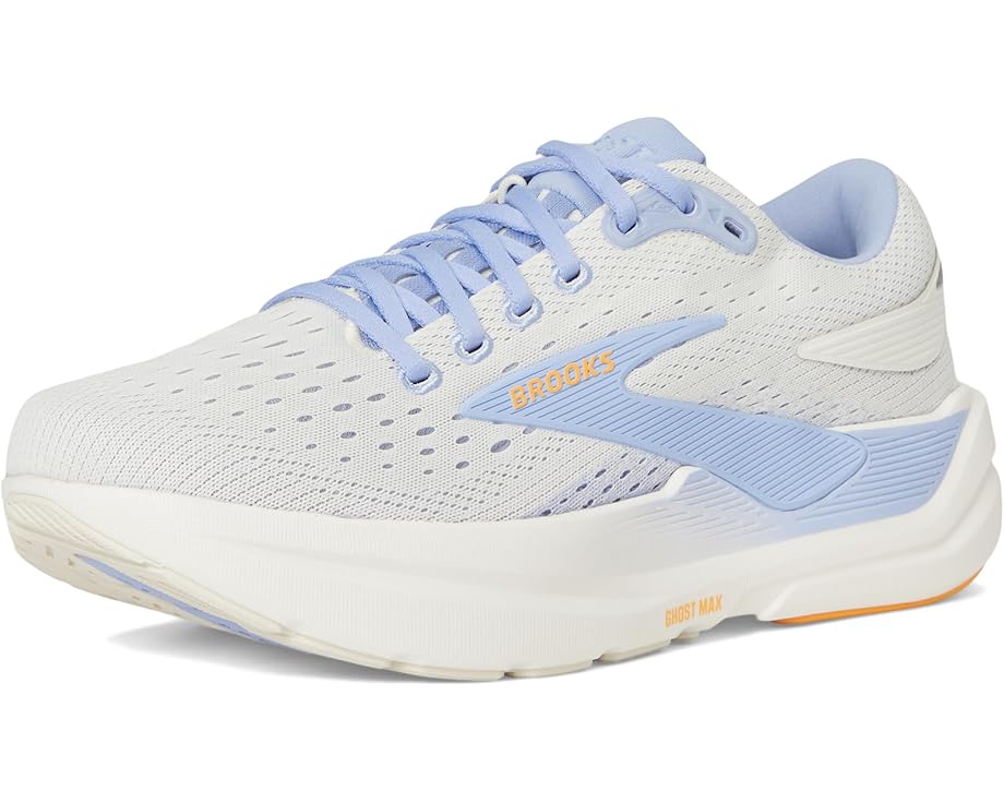 Brooks Ghost Max 3 Coconut / Blue Heron / Orange 9 B 195394698268 Shoe Deals Outlet