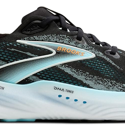 Brooks Glycerin 22 Black / Atomizer / Blazing Orange 8 D 195394676945 Shoe Deals Outlet