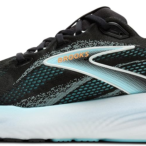 Brooks Glycerin 22 Black / Cobalt / Neo Yellow 10 W (2E) 195394600841 Shoe Deals Outlet