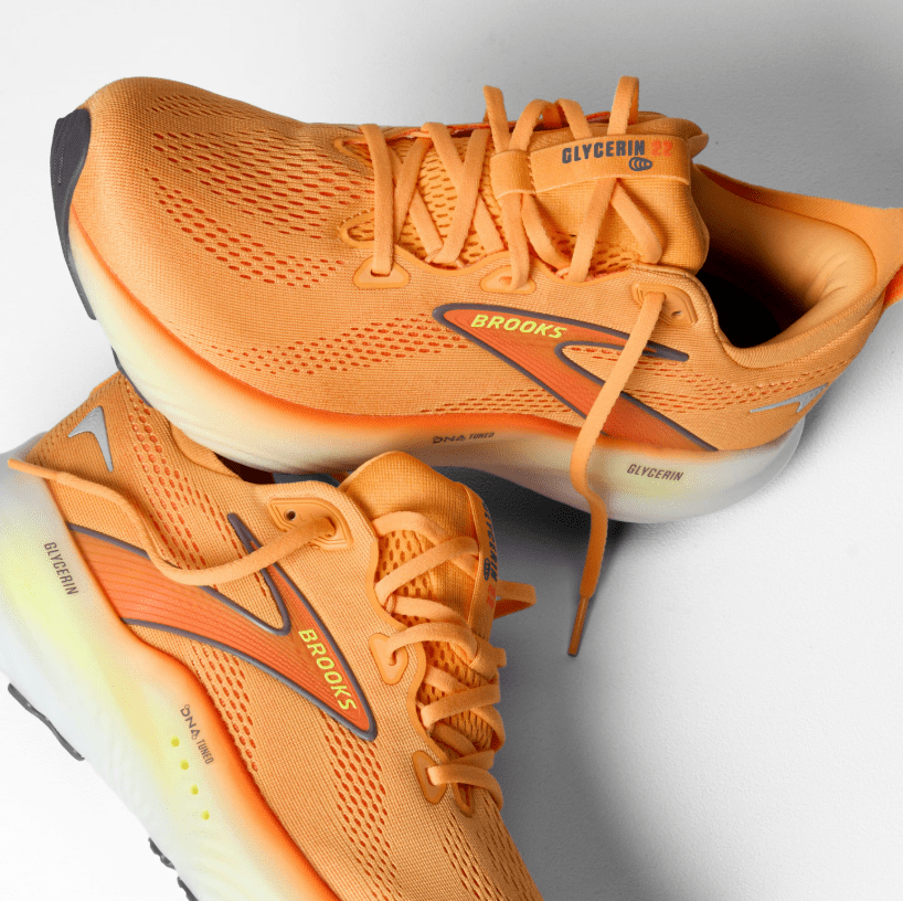 Brooks Glycerin 22 Black / Grey / White 8.5 B 0195394601695 Shoe Deals Outlet